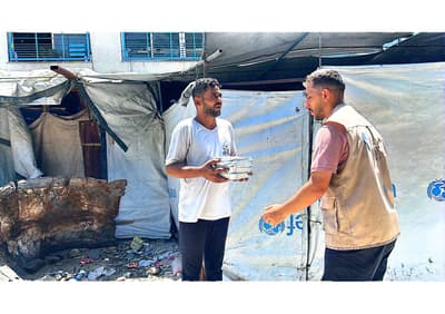Gazze'de Sıcak Yemek Dağıtımlarımız Devam Ediyor - Görsel 7