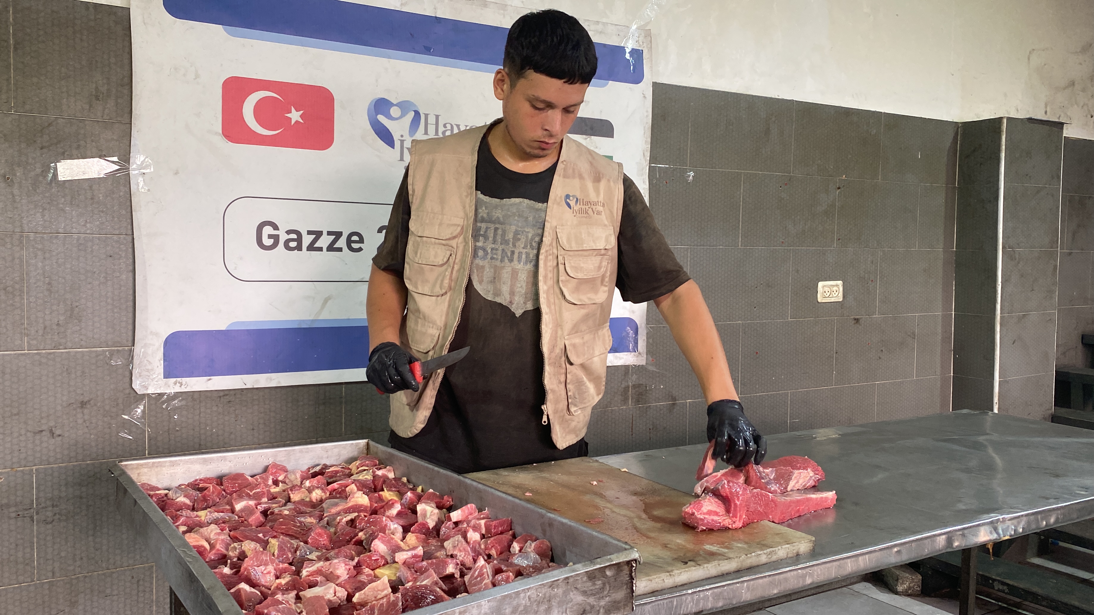Gazze'de Sıcak Yemek Dağıtımlarımız Aralıksız Devam Ediyor - Görsel 1