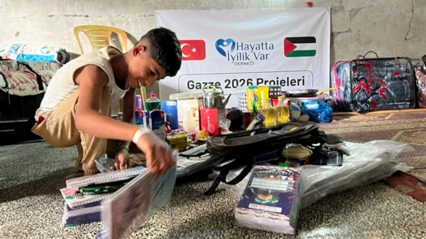 Gazze’de Hava Saldırısında Evini Kaybeden Ailemize İnsani Yardım