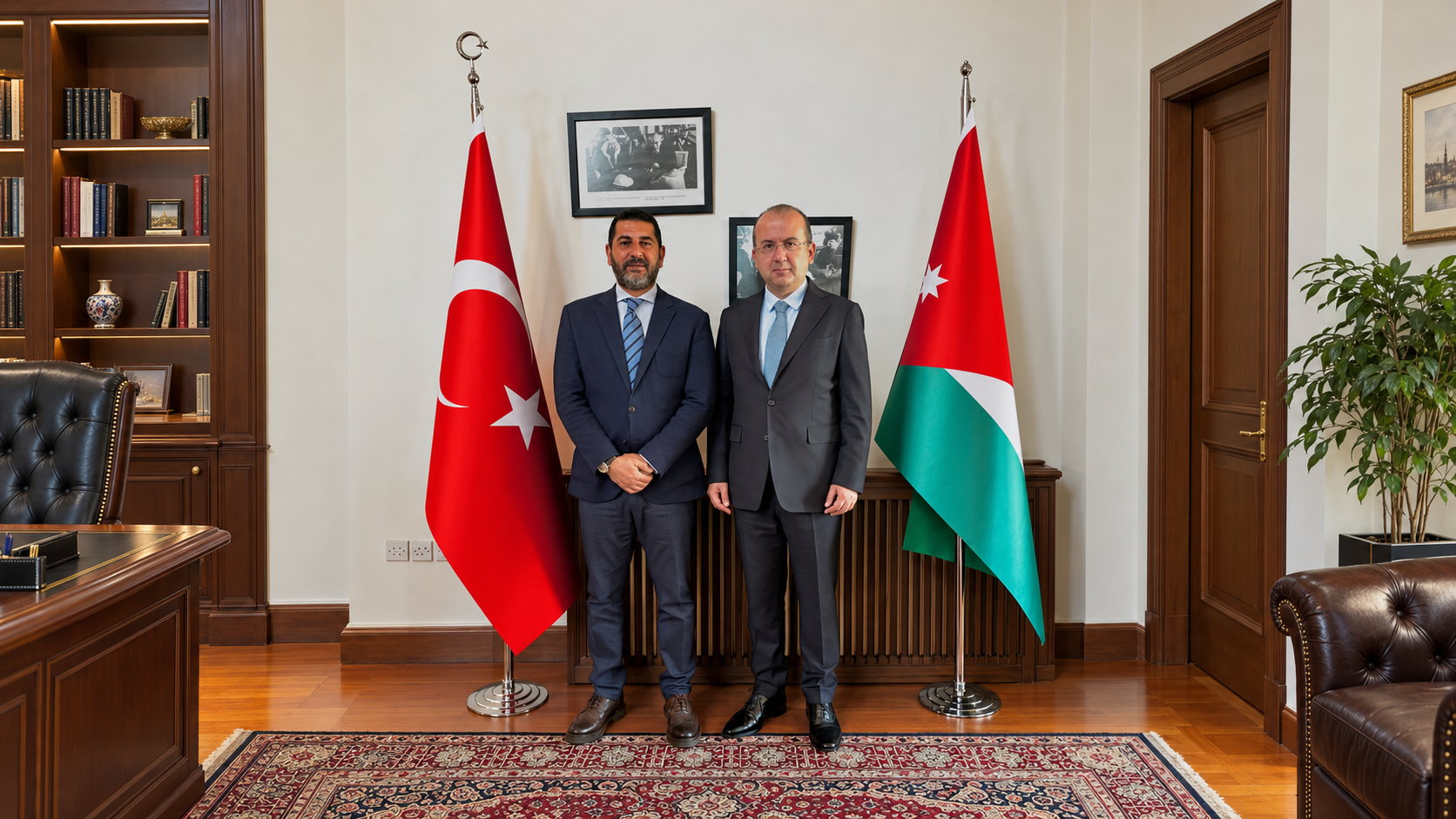 Ürdün Türkiye Büyükelçimizi Ziyaret Ettik.